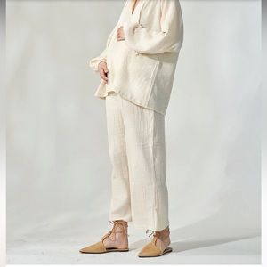 Nothing Fits But Maternity Muslin Gauze Labor & Nursing Pants